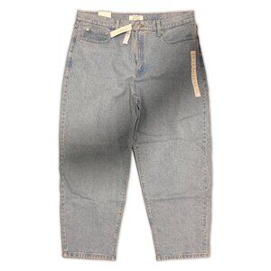 NWT Banana Republic High Rise Barrel Jeans Light Wash 33/16